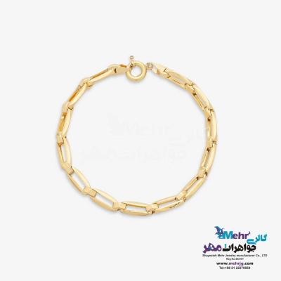 نمای دوم دستبند طلا - طرح حلقه های تو در تو