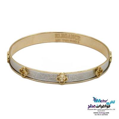 نمای دوم النگو طلا دست اول کم اجرت - طرح تراش سایز 2