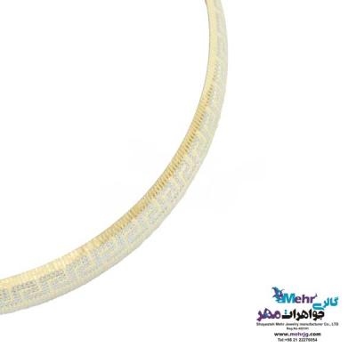 نمای دوم النگو طلا دست اول کم اجرت - طرح تراش سایز 2