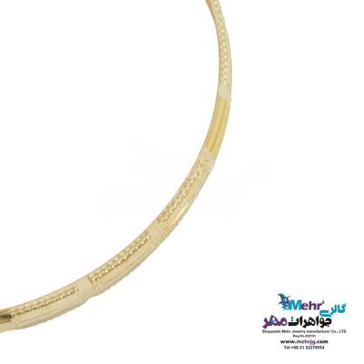 نمای دوم النگو طلا دست اول کم اجرت - طرح تراش سایز 3