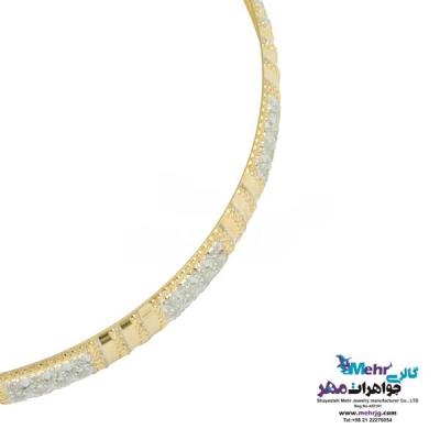 نمای دوم النگو طلا دست اول کم اجرت - طرح تراش سایز 2