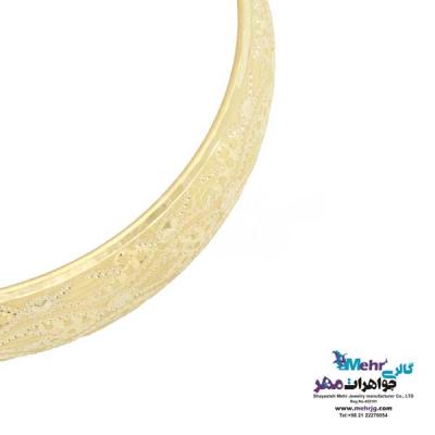 نمای دوم النگو طلا دست اول کم اجرت - طرح تراش سایز 3
