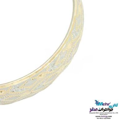 نمای دوم النگو طلا دست اول کم اجرت - طرح تراش سایز 3