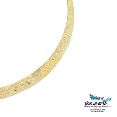 نمای دوم النگو طلا دست اول کم اجرت - طرح تراش سایز 2