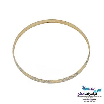 نمای دوم النگو طلا دست اول کم اجرت - طرح تراش سایز 2