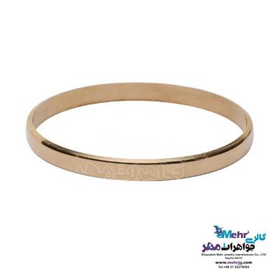 النگو طلا دست اول کم اجرت - طرح آینه ای سایز 2