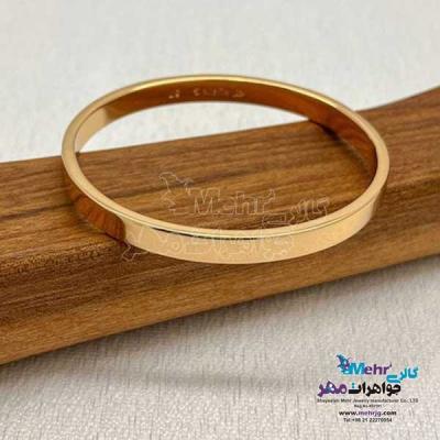 نمای دوم النگو طلا دست اول کم اجرت - طرح آینه ای سایز 2