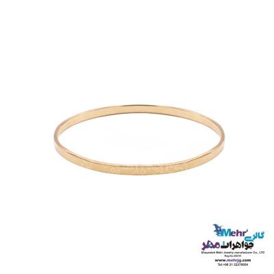 النگو طلا دست اول کم اجرت - طرح آینه ای سایز 2