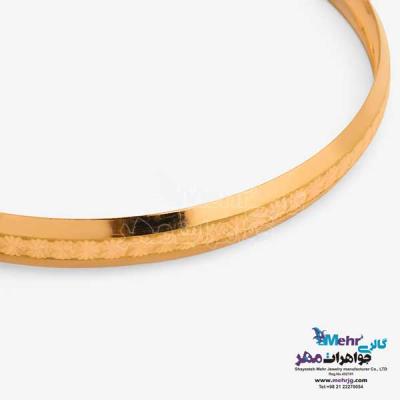 نمای دوم النگو طلا دست اول کم اجرت - طرح تراش سایز 2