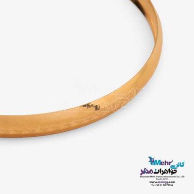 نمای دوم النگو طلا دست اول کم اجرت - طرح تراش سایز 3