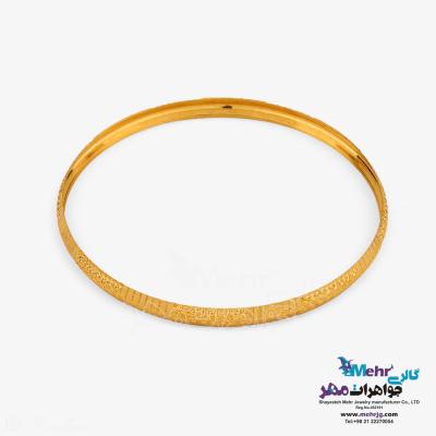 النگو طلا دست اول کم اجرت - طرح تراش سایز 2