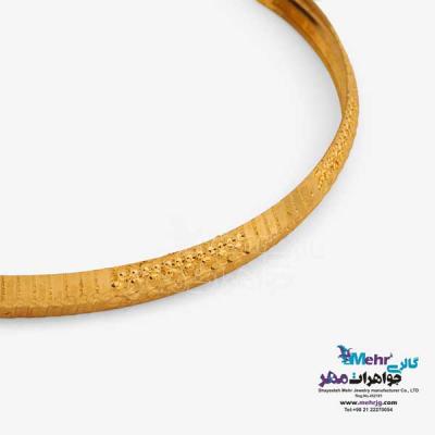 نمای دوم النگو طلا دست اول کم اجرت - طرح تراش سایز 2
