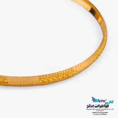نمای دوم النگو طلا دست اول کم اجرت - طرح تراش سایز 2