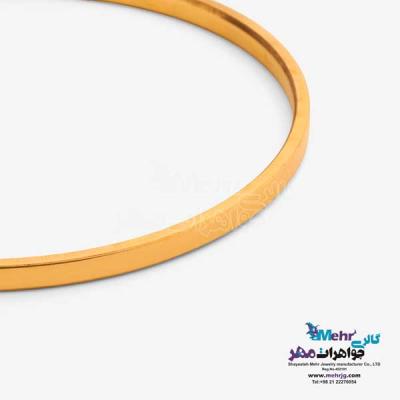 نمای دوم النگو طلا دست اول کم اجرت - طرح تراش سایز 3