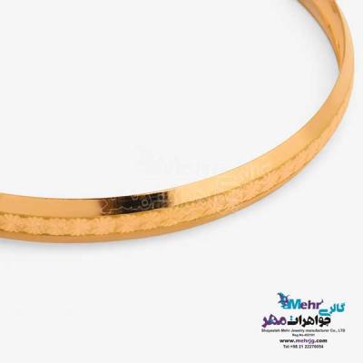 نمای دوم النگو طلا دست اول کم اجرت - طرح تراش سایز 3