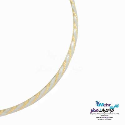 نمای دوم النگو طلا دست اول کم اجرت - طرح تراش سایز 2
