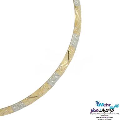 نمای دوم النگو طلا دست اول کم اجرت - طرح تراش سایز 3