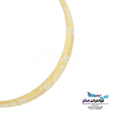 نمای دوم النگو طلا دست اول کم اجرت - طرح تراش سایز 3