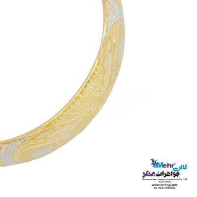 نمای دوم النگو طلا دست اول کم اجرت - طرح تراش سایز 2