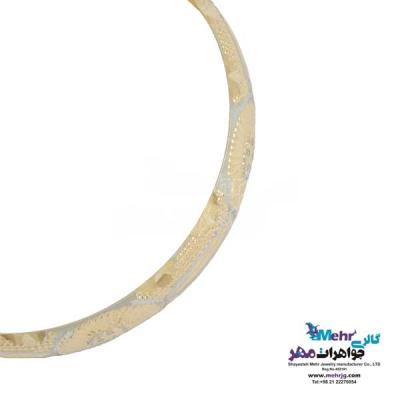 نمای دوم النگو طلا دست اول کم اجرت - طرح تراش سایز 3