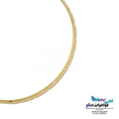 نمای دوم النگو طلا دست اول کم اجرت - طرح تراش سایز 2