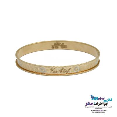 النگو طلا دست اول کم اجرت - طرح تراش سایز 2