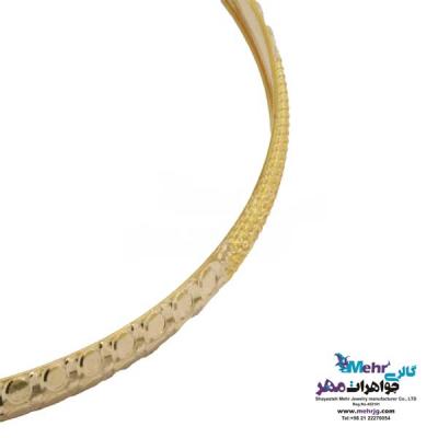 نمای دوم النگو طلا دست اول کم اجرت - طرح تراش سایز 2