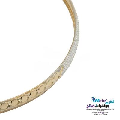 نمای دوم النگو طلا دست اول کم اجرت - طرح تراش سایز 2