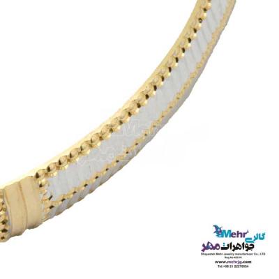 نمای دوم النگو طلا دست اول کم اجرت - طرح تراش سایز 2