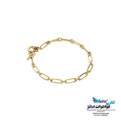 نمای دوم دستبند طلا دست اول کم اجرت - طرح هرمس