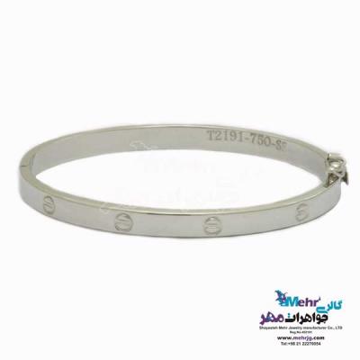 دستبند النگویی طلا دست اول کم اجرت - طرح کارتیه لاو