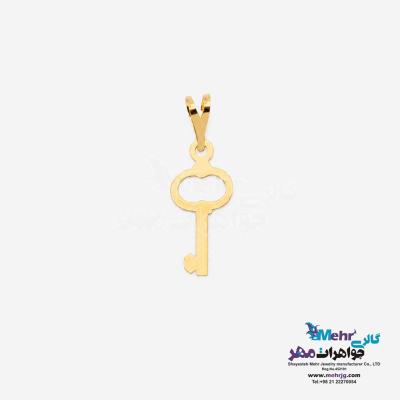 آویز طلا - طرح کلید