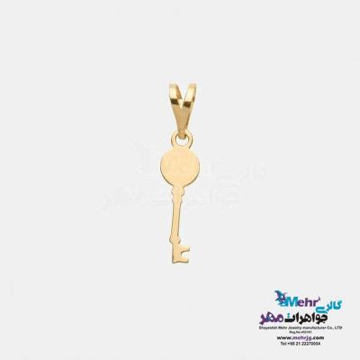 آویز طلا - طرح کلید