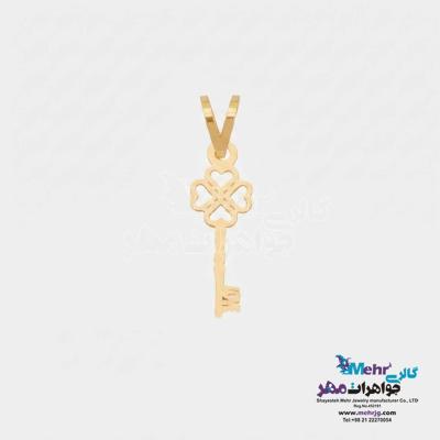 آویز طلا - طرح کلید