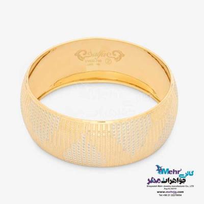 النگو طلا دست اول کم اجرت - طرح تراش سایز3
