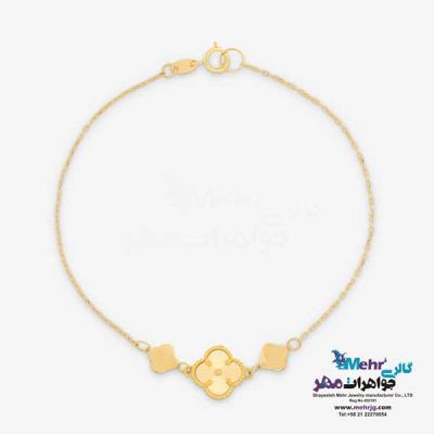 نمای دوم دستبند طلا - طرح ونکلیف