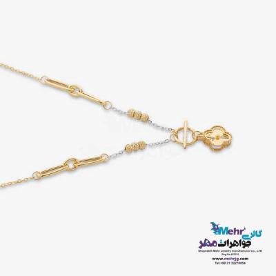 نمای دوم گردنبند طلا - طرح ونکلیف