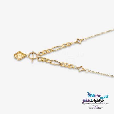 نمای دوم گردنبند طلا - طرح ونکلیف