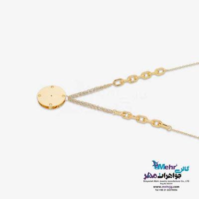 نمای دوم گردنبند طلا - طرح ورساچه
