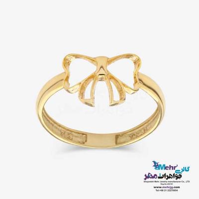 نمای دوم نیم ست طلا - طرح پاپیون