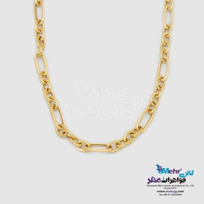 گردنبند طلا دست اول کم اجرت  - طرح فیگارو