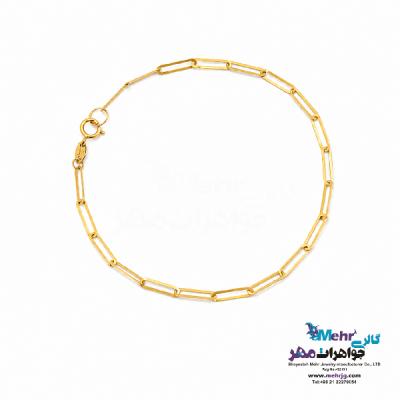 نمای دوم دستبند طلا - طرح هرمس