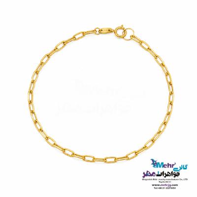 نمای دوم دستبند طلا - طرح هرمس