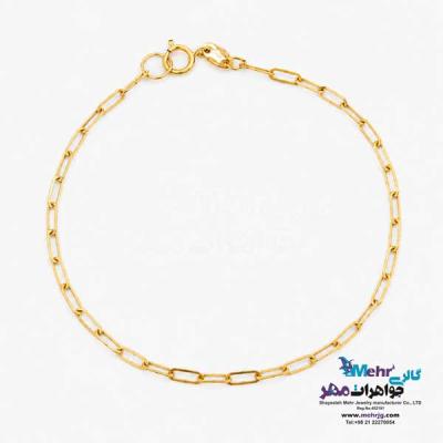 نمای دوم دستبند طلا - طرح هرمس