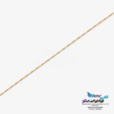 دستبند طلا - طرح فیگارو