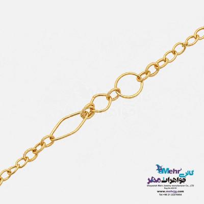 دستبند طلا - طرح حلقه های تو در تو