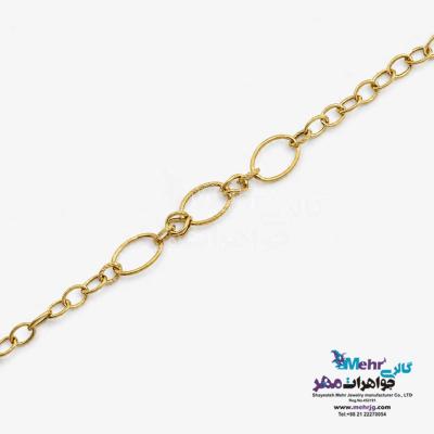 دستبند طلا - طرح حلقه های تو در تو