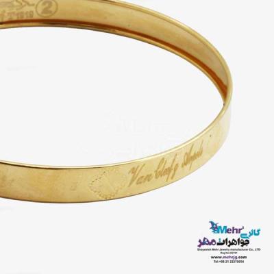 نمای دوم النگو طلا دست اول کم اجرت - طرح ون کلیف سایز2