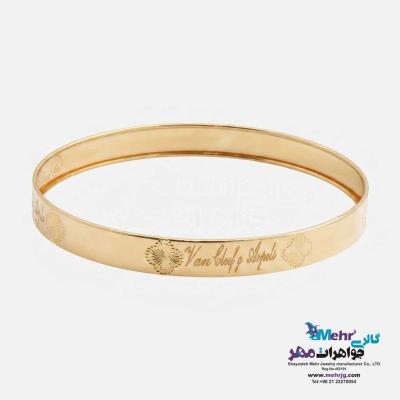 النگو طلا دست اول کم اجرت - طرح ون کلیف سایز3