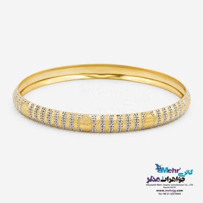 النگو طلا دست اول کم اجرت - طرح کارتیه لاو سایز 2